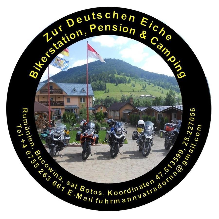 Pension, Camping & Biker Station Zur Deutschen Eiche Ciocanesti Ngoại thất bức ảnh